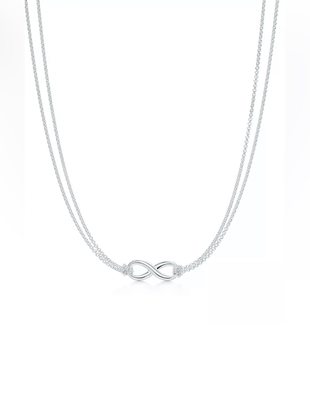 Sterling Silver Infinity Necklace by Tiffany & Co. - Picture 3 of 16